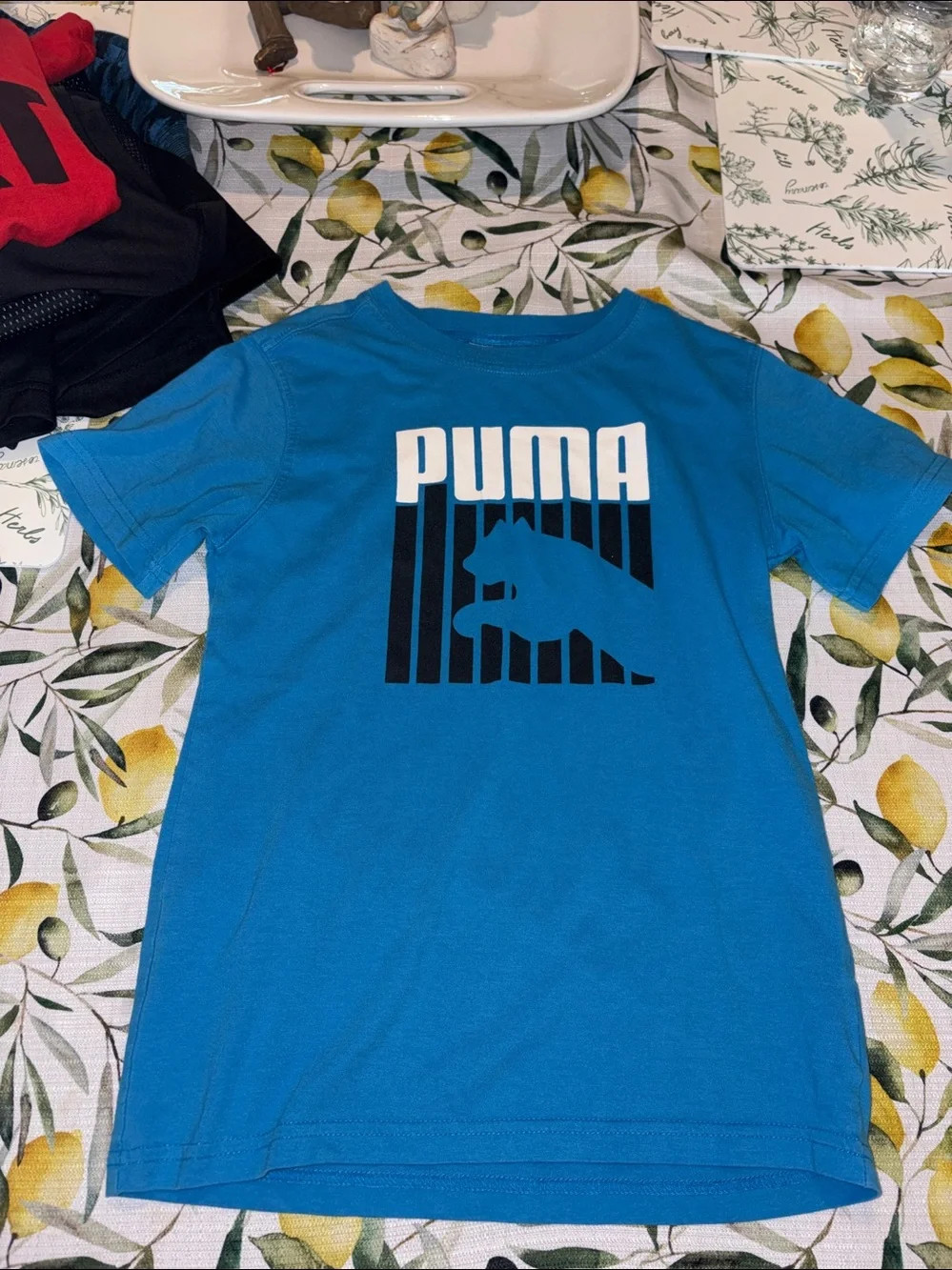 Youth Boys 8pc Activewear Lot - Nike Puma Under Armour Old Navy sz 6-8